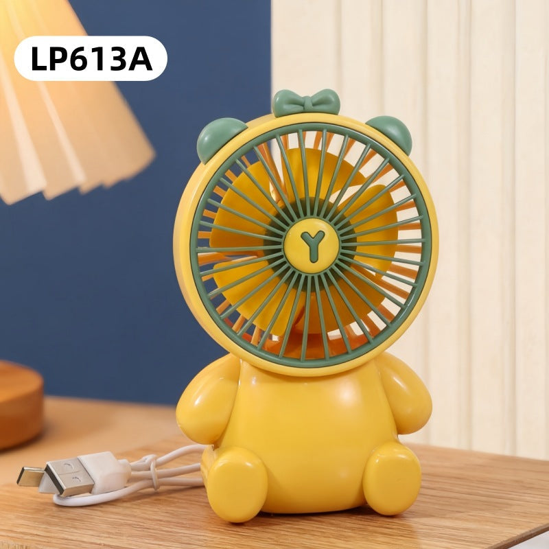 Cartoon Bear USB Portable Desktop Fan