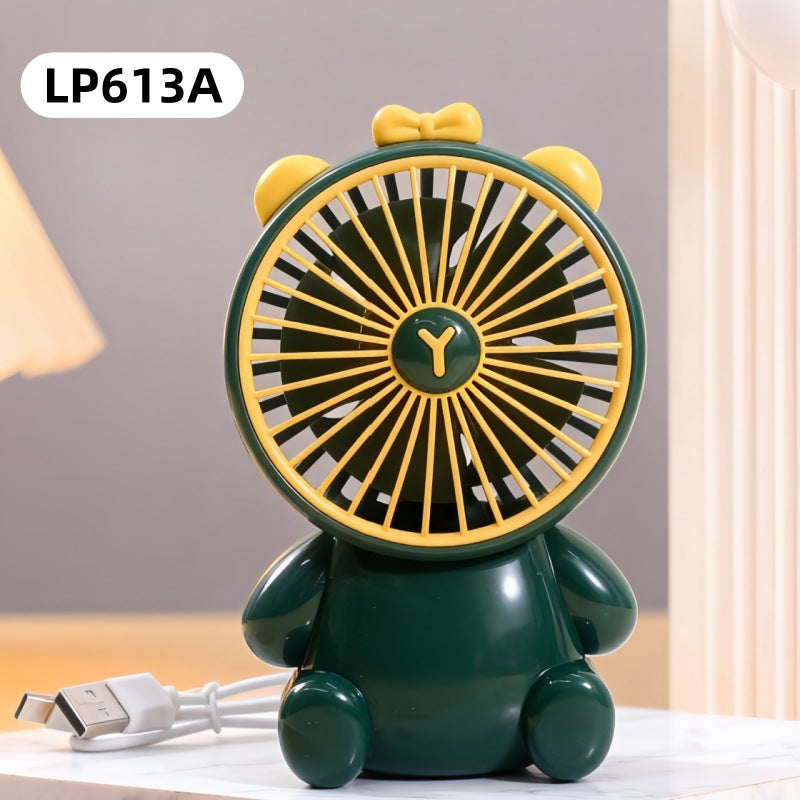Cartoon Bear USB Portable Desktop Fan