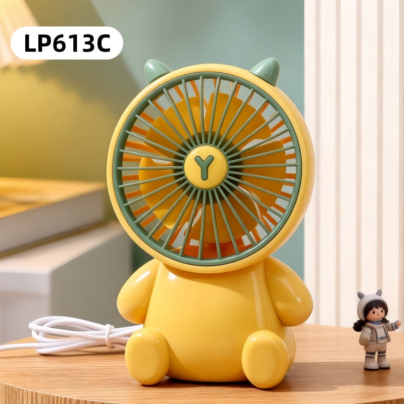 Cartoon Bear USB Portable Desktop Fan