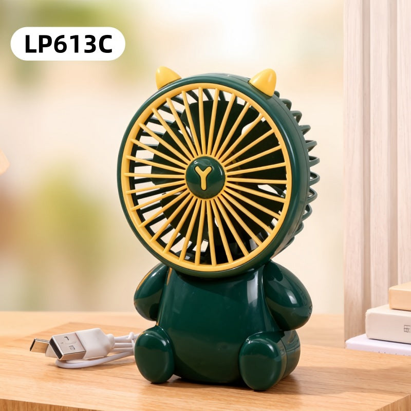 Cartoon Bear USB Portable Desktop Fan