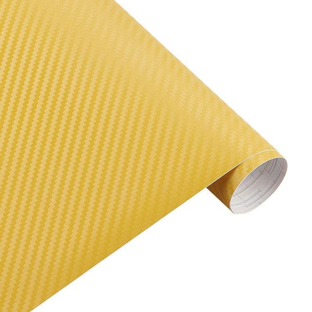 3D Carbon Fiber Vinyl Car Wrap Sheet Roll Film
