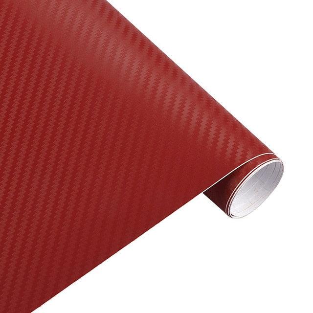 3D Carbon Fiber Vinyl Car Wrap Sheet Roll Film