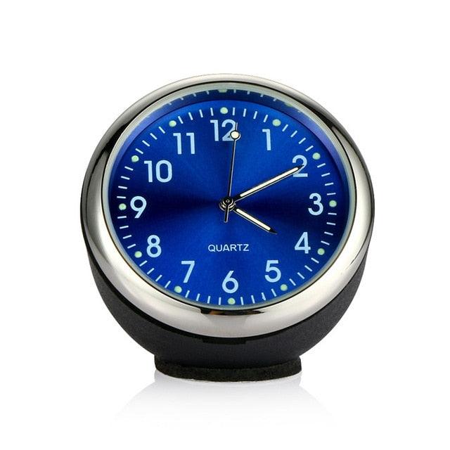 Luminous Mini Car Dashboard Quartz Clock Ornament