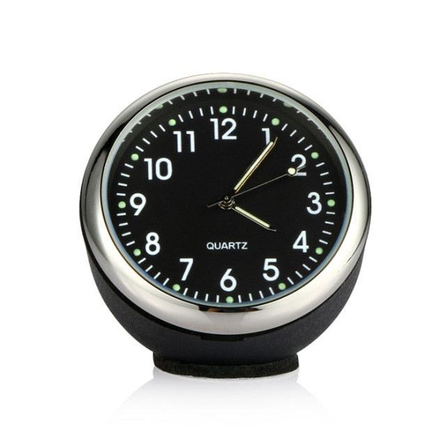 Luminous Mini Car Dashboard Quartz Clock Ornament