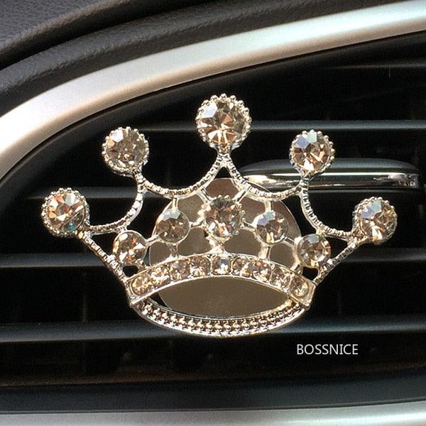 Crystal Bling Car Air Freshener & Aromatherapy Clip