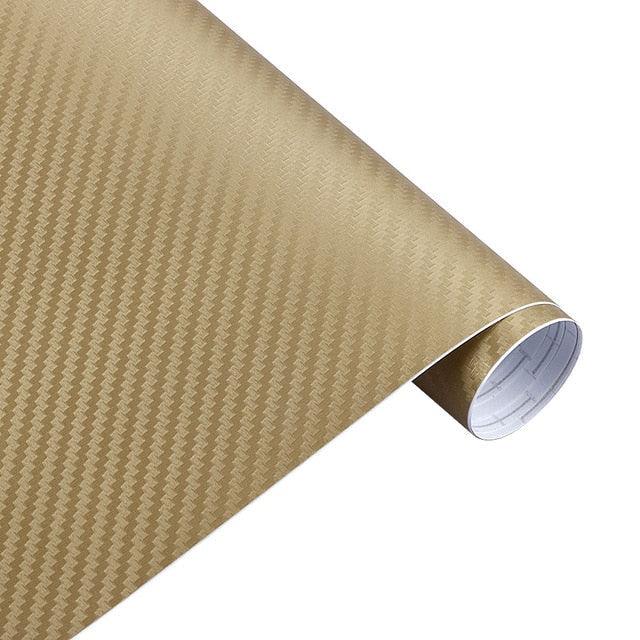 3D Carbon Fiber Vinyl Car Wrap Sheet Roll Film